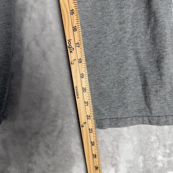 Kids Vans Gray Sweatpants Wide Leg Checkerboard Logo Casual Comfort Size Medium - Picture 4 of 5